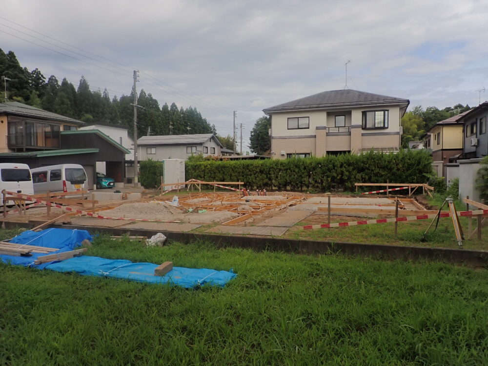田上町田上　新築住宅工事進捗報告